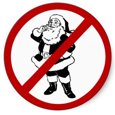 no-santa-sticker